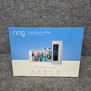 Ring Video Doorbell Pro 1080P Smart Wi-Fi Wired - SATIN NICKEL - NEW SEALED